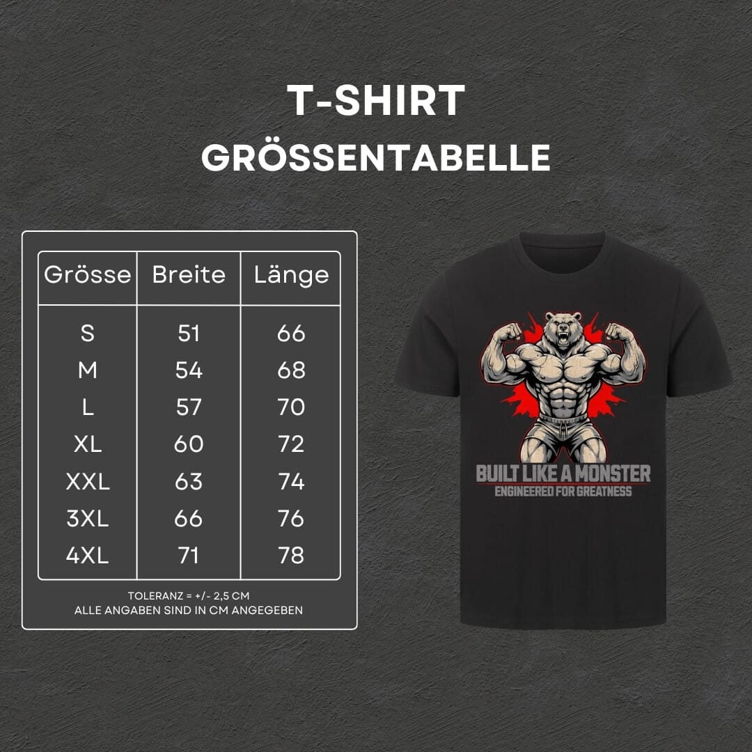 Built Like a Monster - T-Shirt