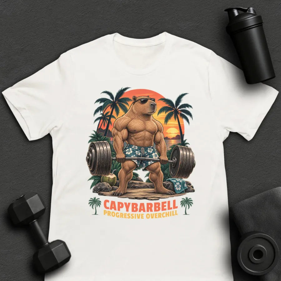 Capybarbell - T-Shirt