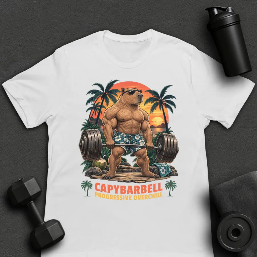 Capybarbell - T-Shirt
