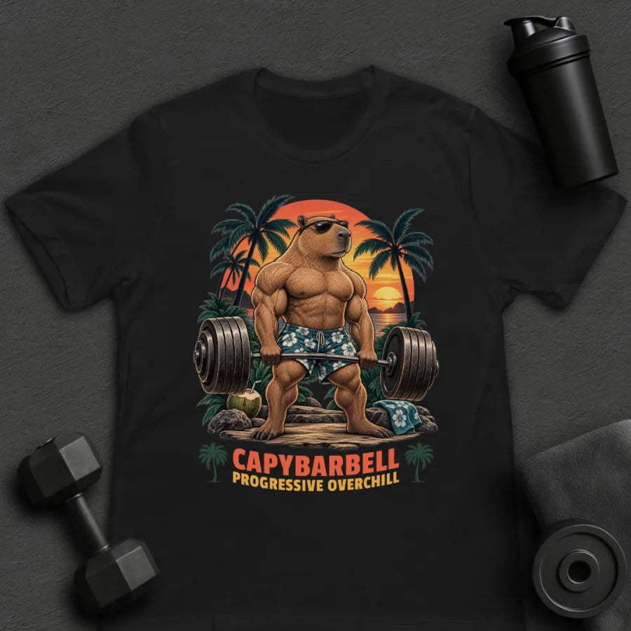 Capybarbell - T-Shirt