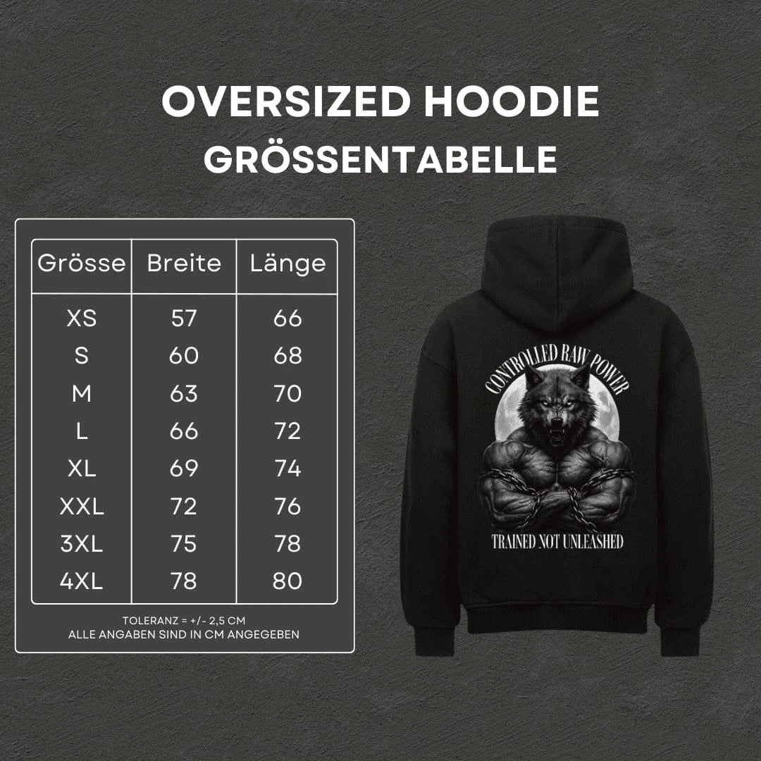 Controlled Raw Power - Oversized Hoodie