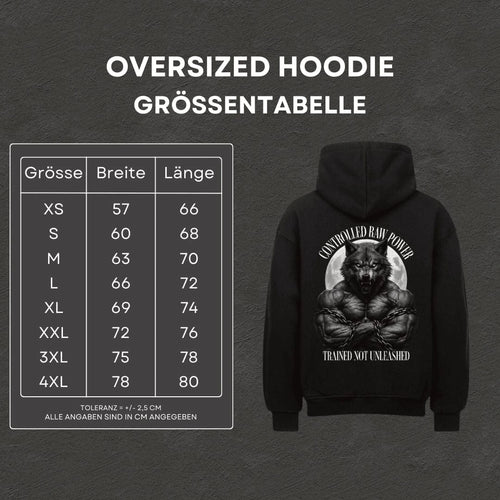 Controlled Raw Power - Oversized Hoodie