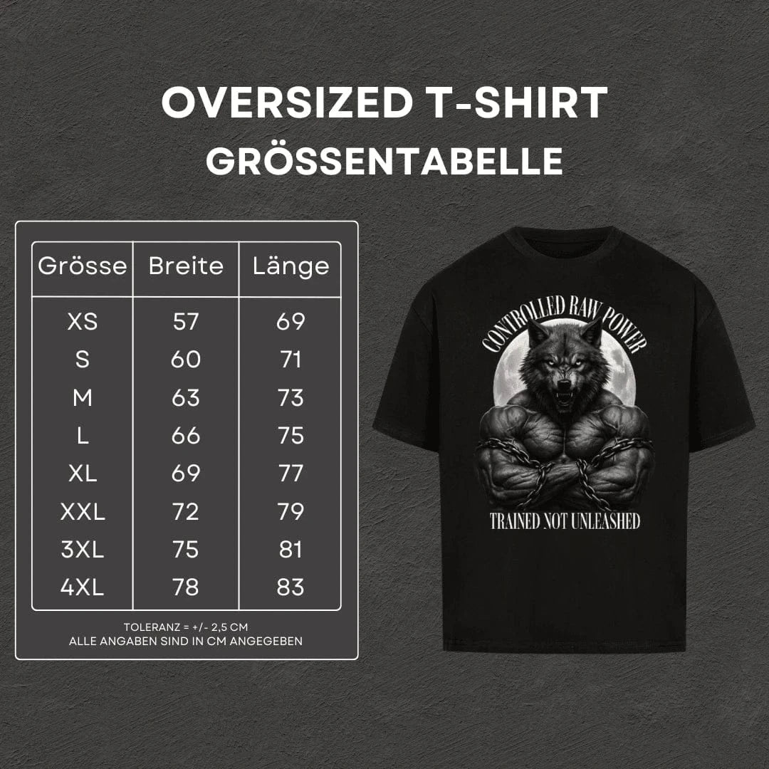 Controlled Raw Power - Oversized T-Shirt