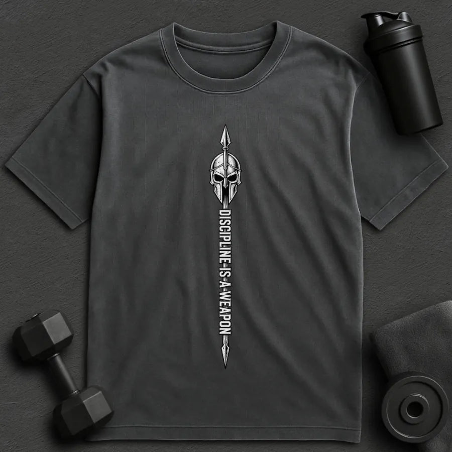 Discipline Is A Weapon - Oversized T-Shirt