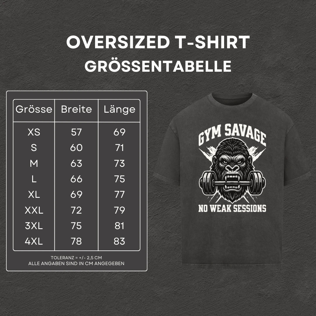 Gym Savage - Oversized T-Shirt
