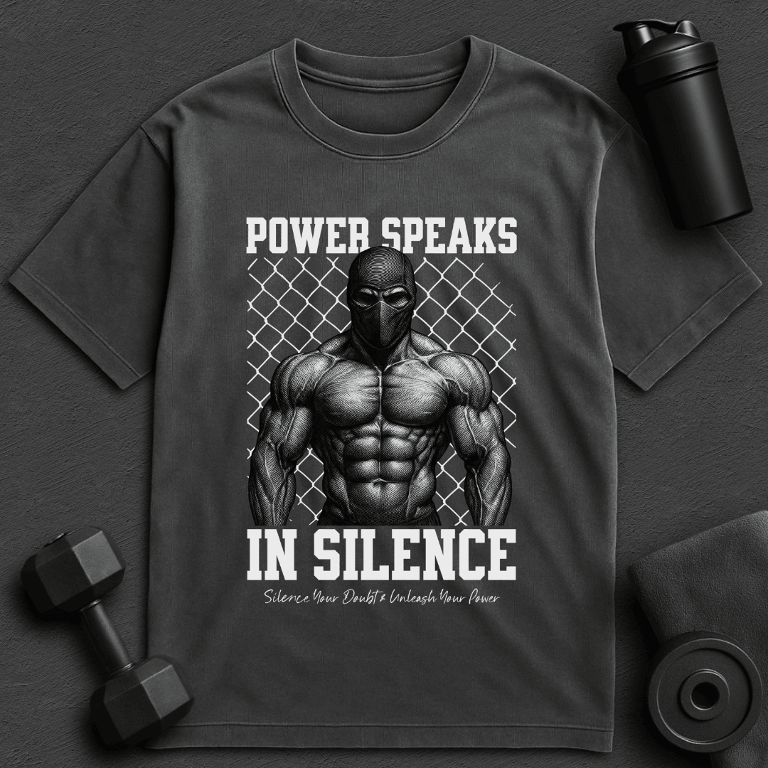 Power Speaks in Silence - Oversized T-Shirt