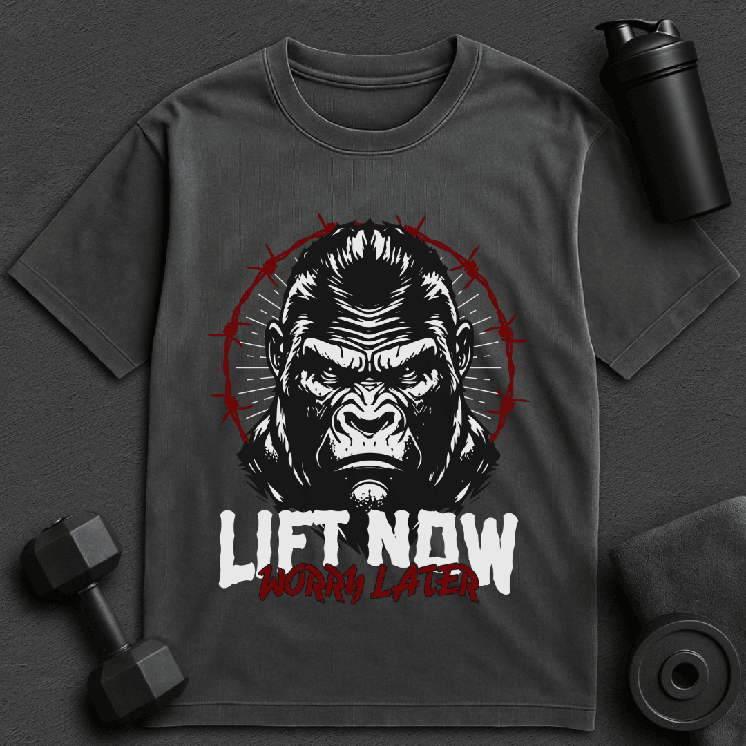 Lift Now Worry Later - Oversized Shirt