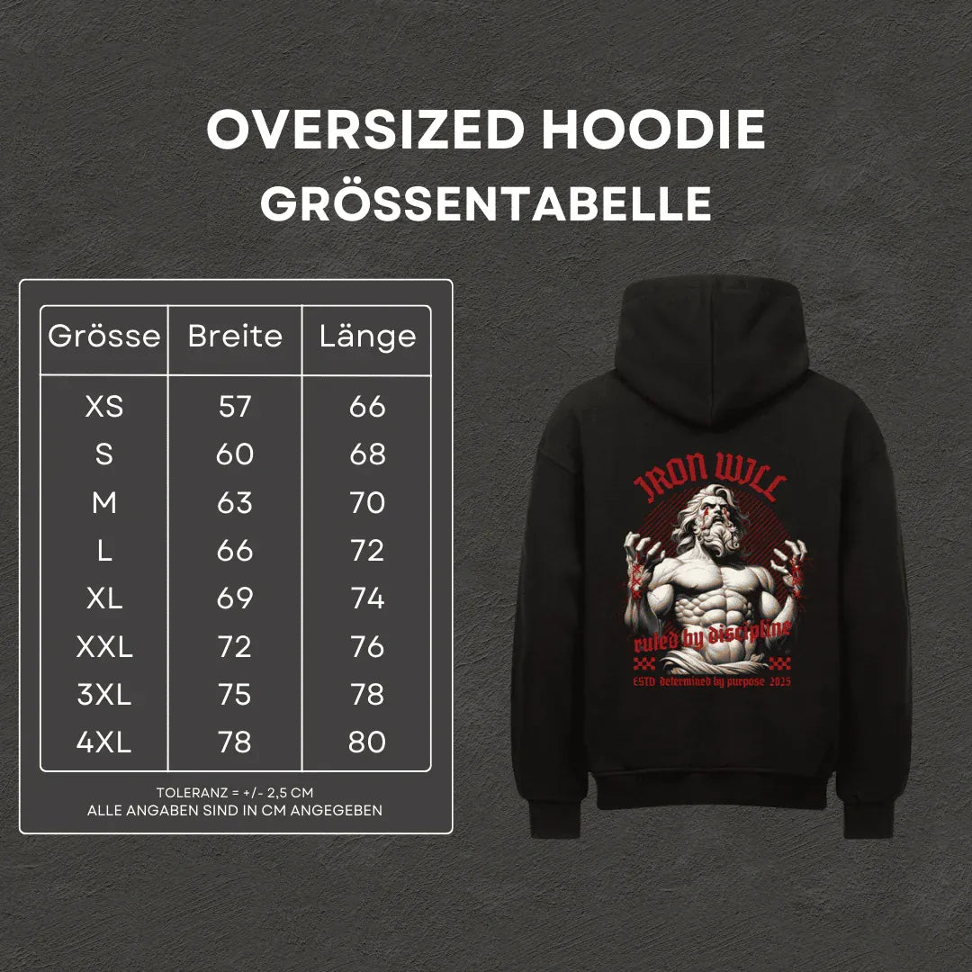 Iron Will - Oversized Hoodie