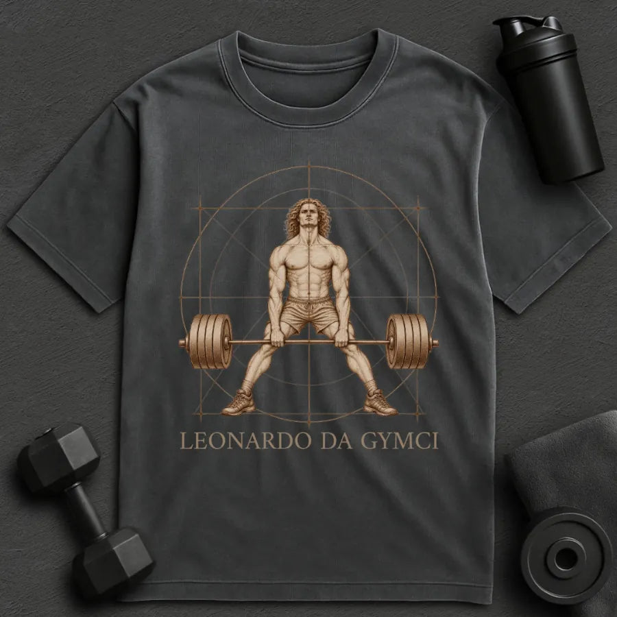 Leonardo Da Gymci - Oversized T-Shirt