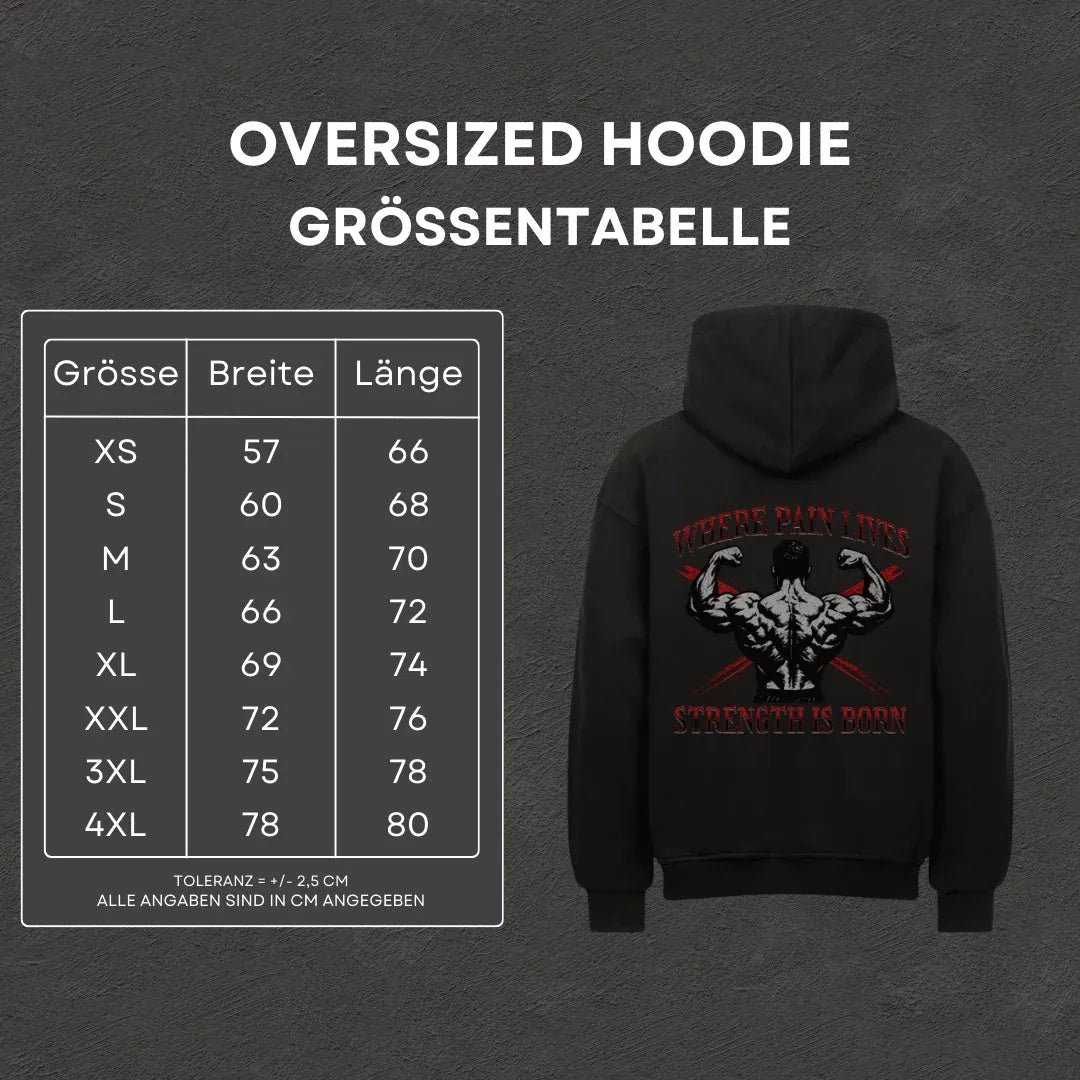 Where Pain Lives - Oversized Hoodie